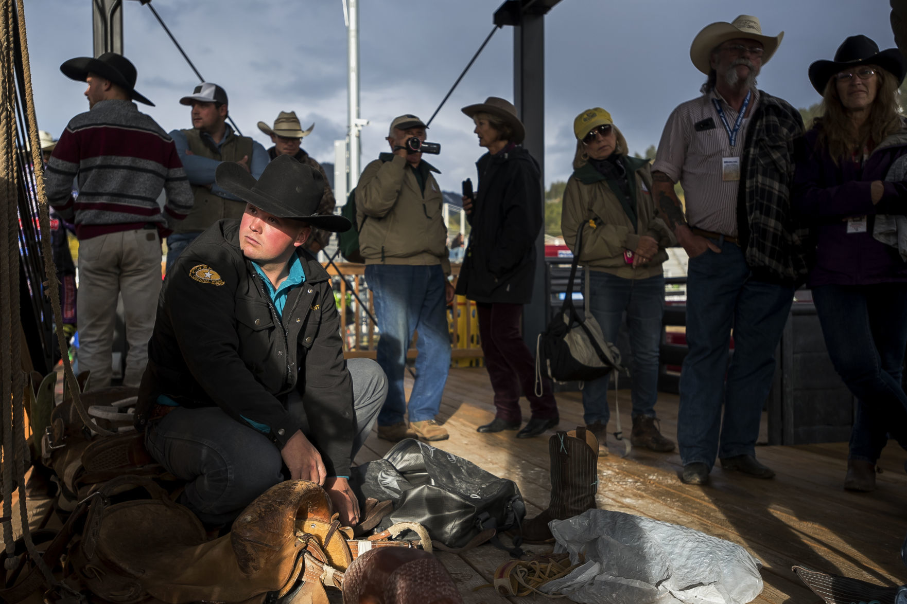 Opening night of Jackson Hole Rodeo